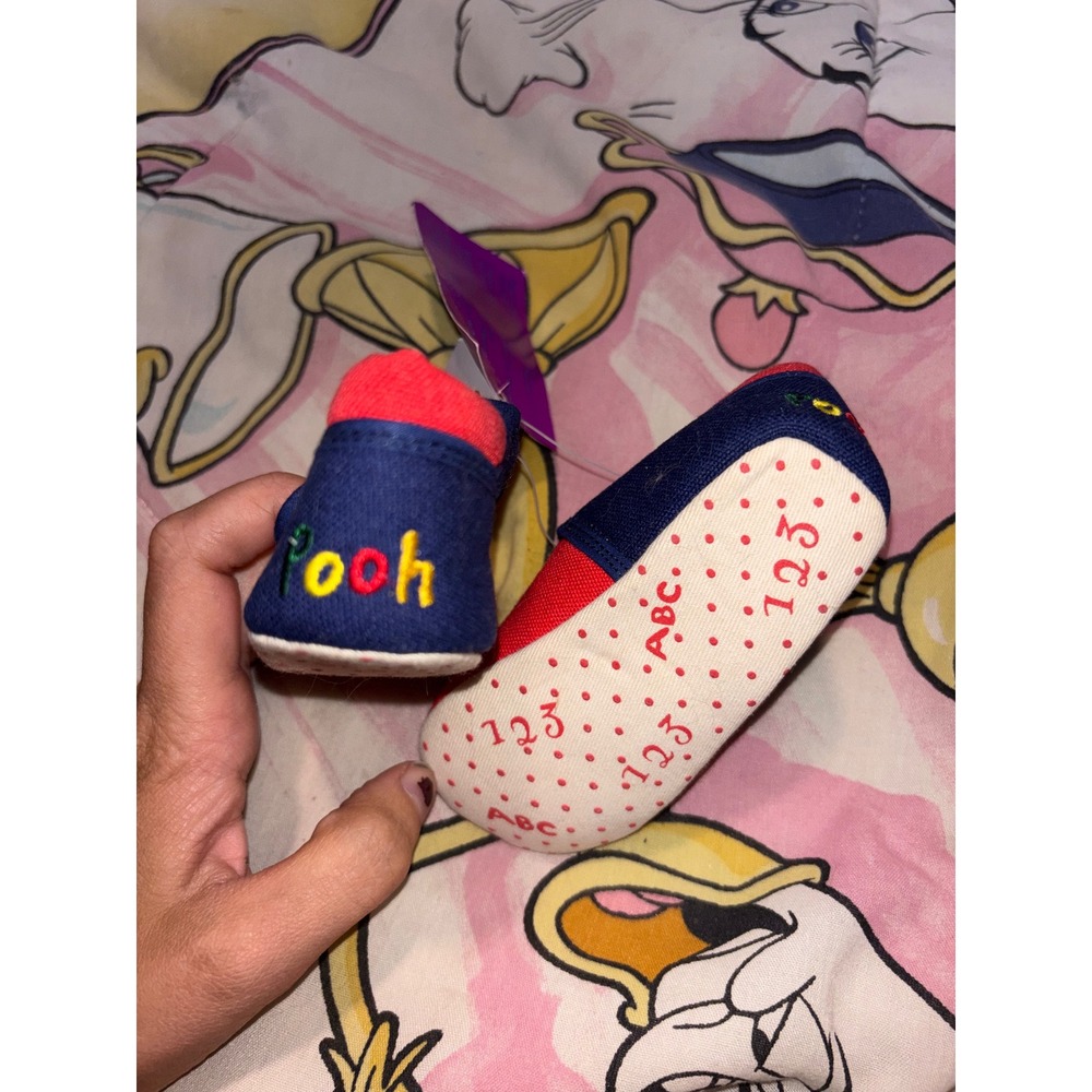 Vintage Disney Winnie the Pooh toddler shoes 12/24 months from 90s - Picture 3 of 5